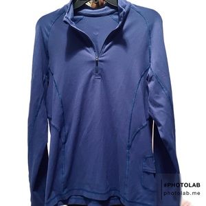 Lululemon Half Zipped Pullover Blue Size Small